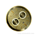 Brushed bronze custom made watch dial